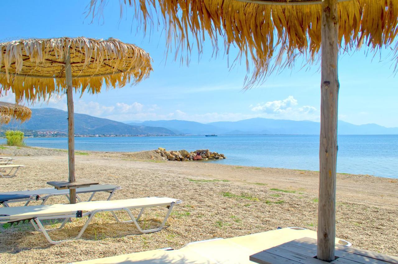 Epipleon Luxury Suites -105- Δωμάτιο 35Τμ Με Βεράντα 35Τμ Μπροστά Στη Θάλασσα Nafpaktos Dış mekan fotoğraf